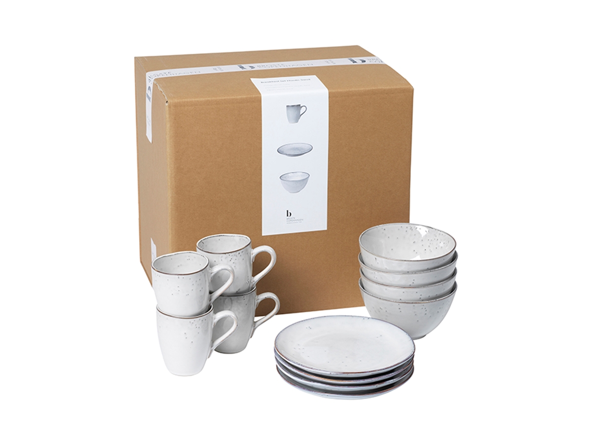 Nordic Sand Breakfast Set for Four