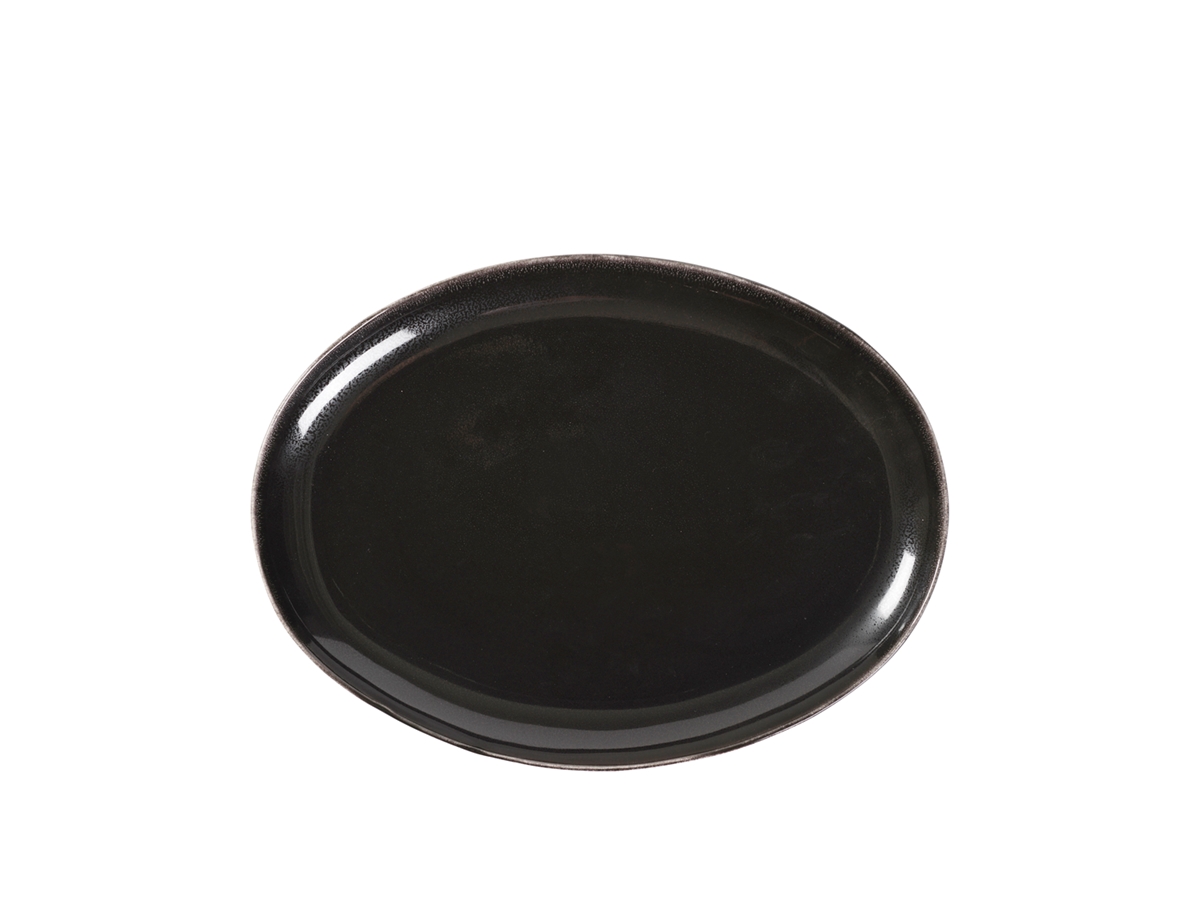 Nordic Coal Plate oval