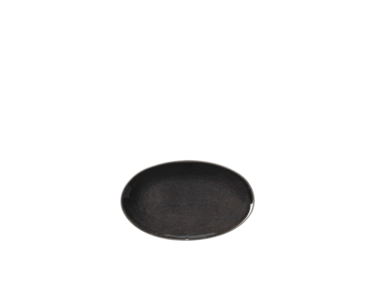 Nordic Coal Plate oval