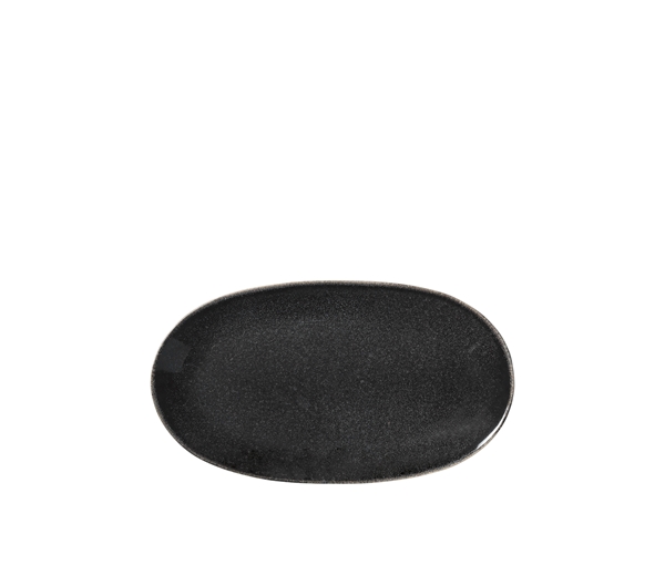 Nordic Coal Plate oval