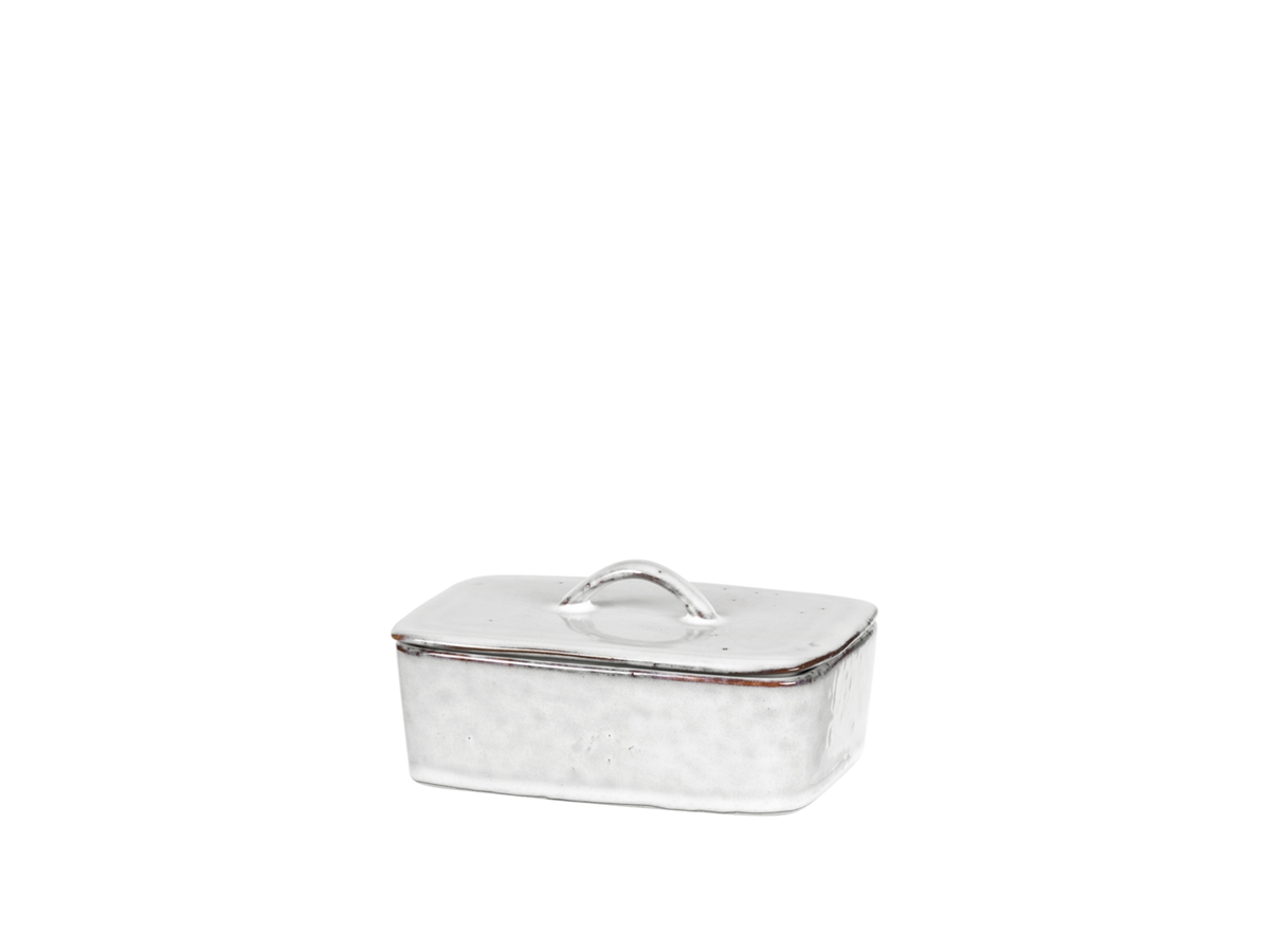 Nordic Sand Butter Bowl with Lid