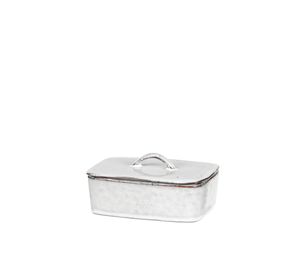 Nordic Sand Butter Bowl with Lid