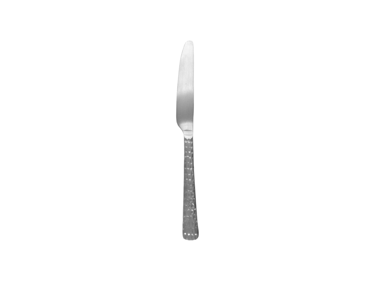 Hune hammered Dinner Knife