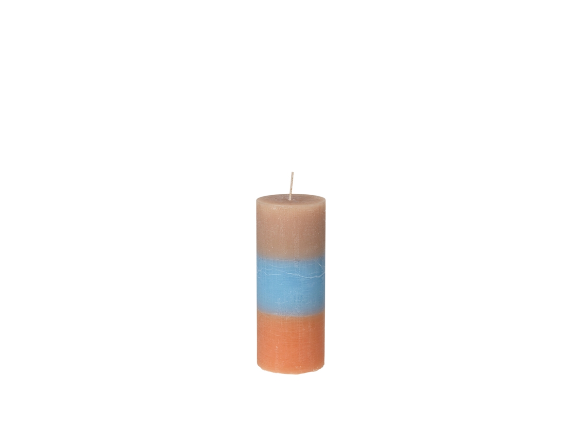 Rainbow Pillar candle