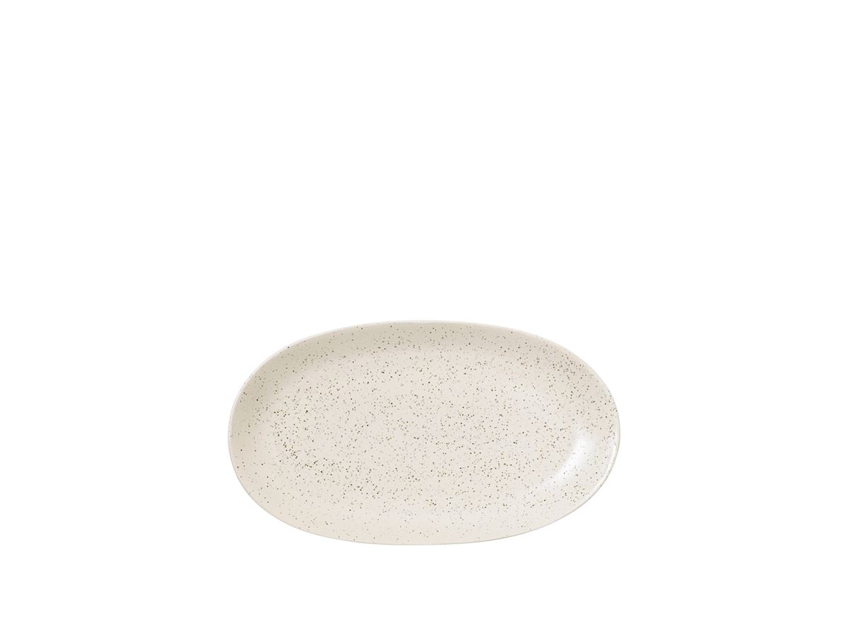 Nordic Vanilla Plate oval