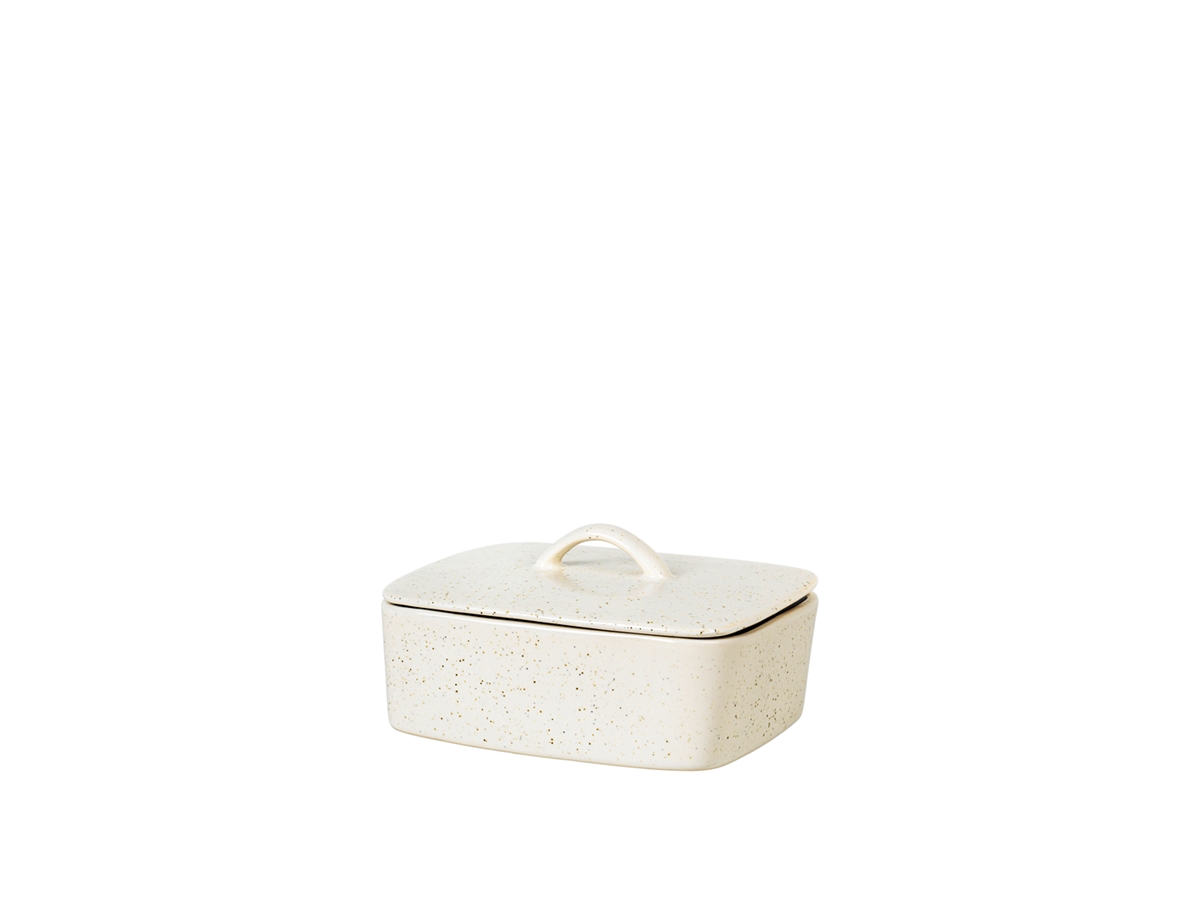 Nordic Vanilla Butter Bowl with Lid