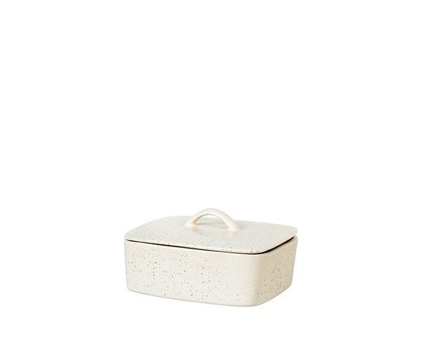 Nordic Vanilla Butter Bowl with Lid