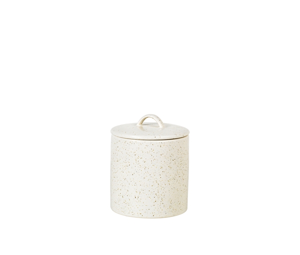 Nordic Vanilla Jar with Lid