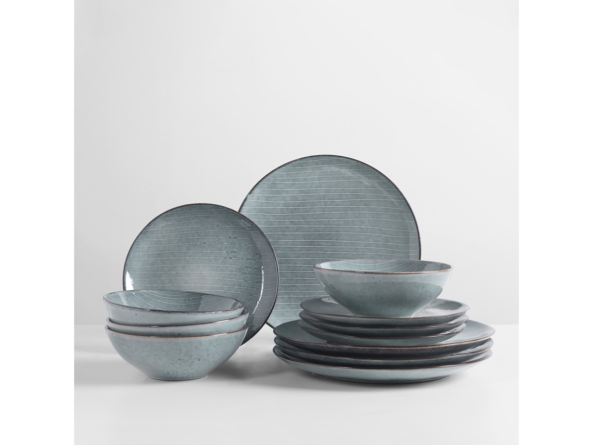 Nordic Sea Dinner Set for Four