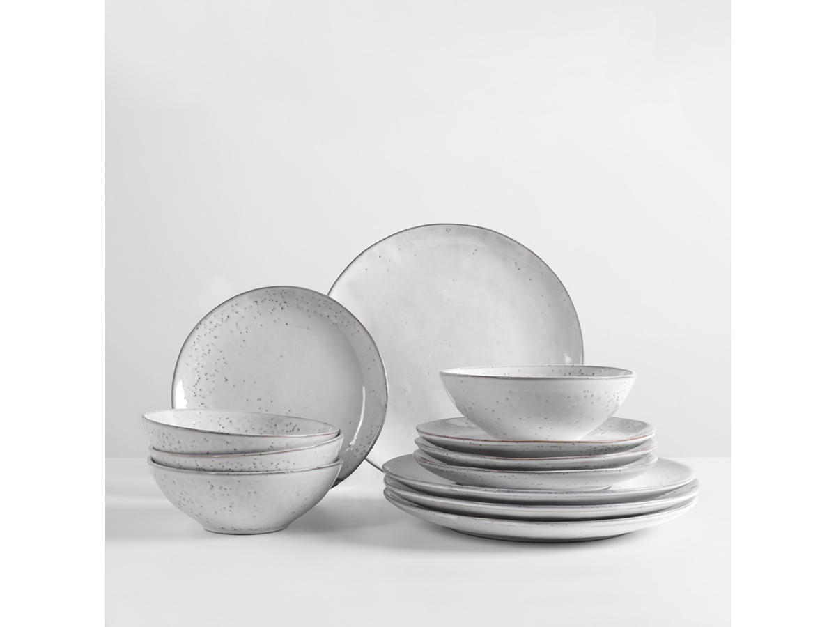 Nordic Sand Dinner Set for Four