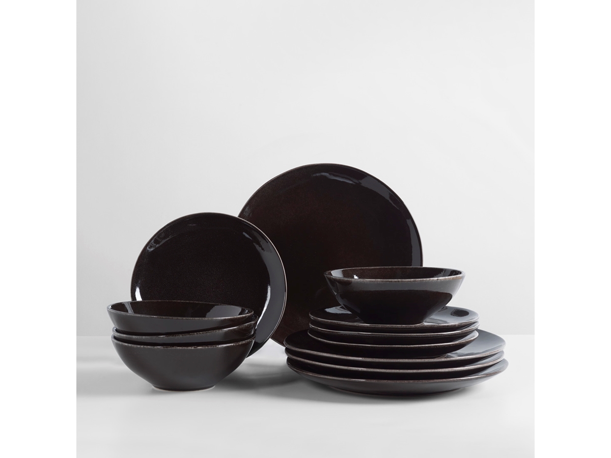 Nordic Coal Dinner Set for Four