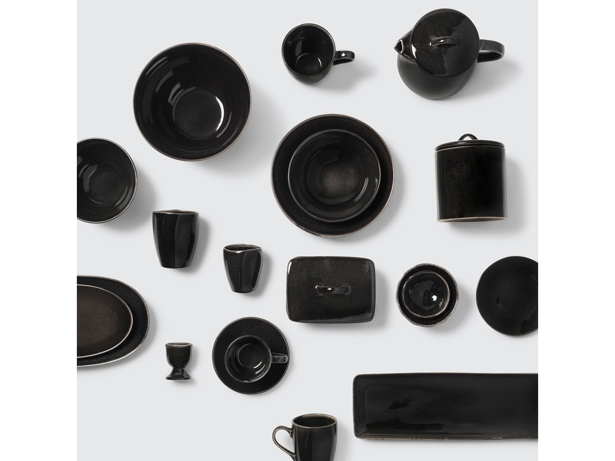 Nordic Coal Espresso cup with saucer