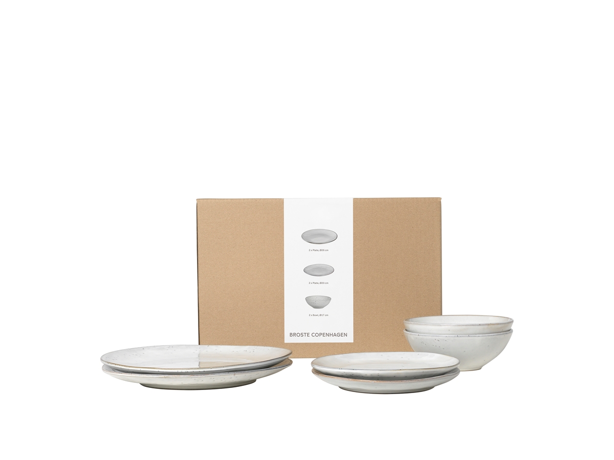 Nordic Sand Dinner Set for Two