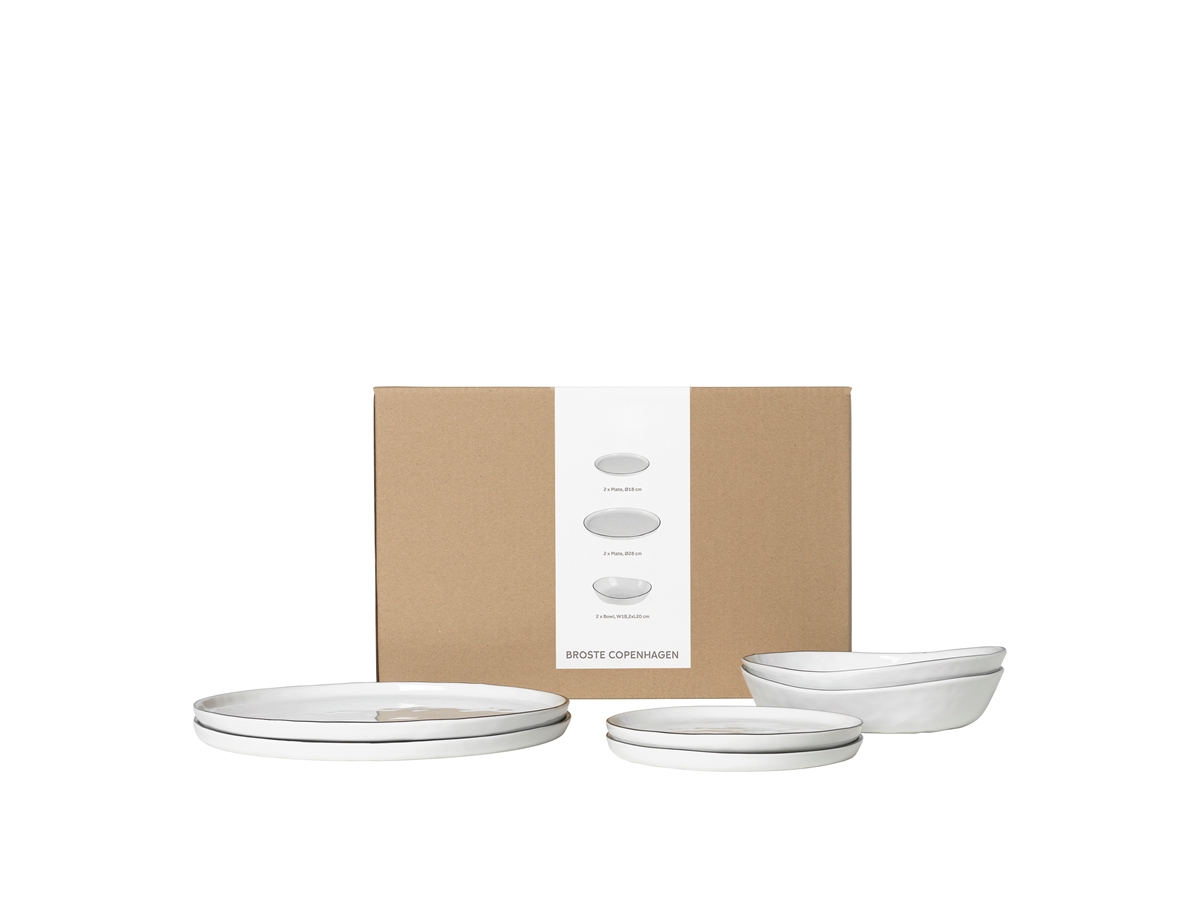 Salt Dinner Set for Two