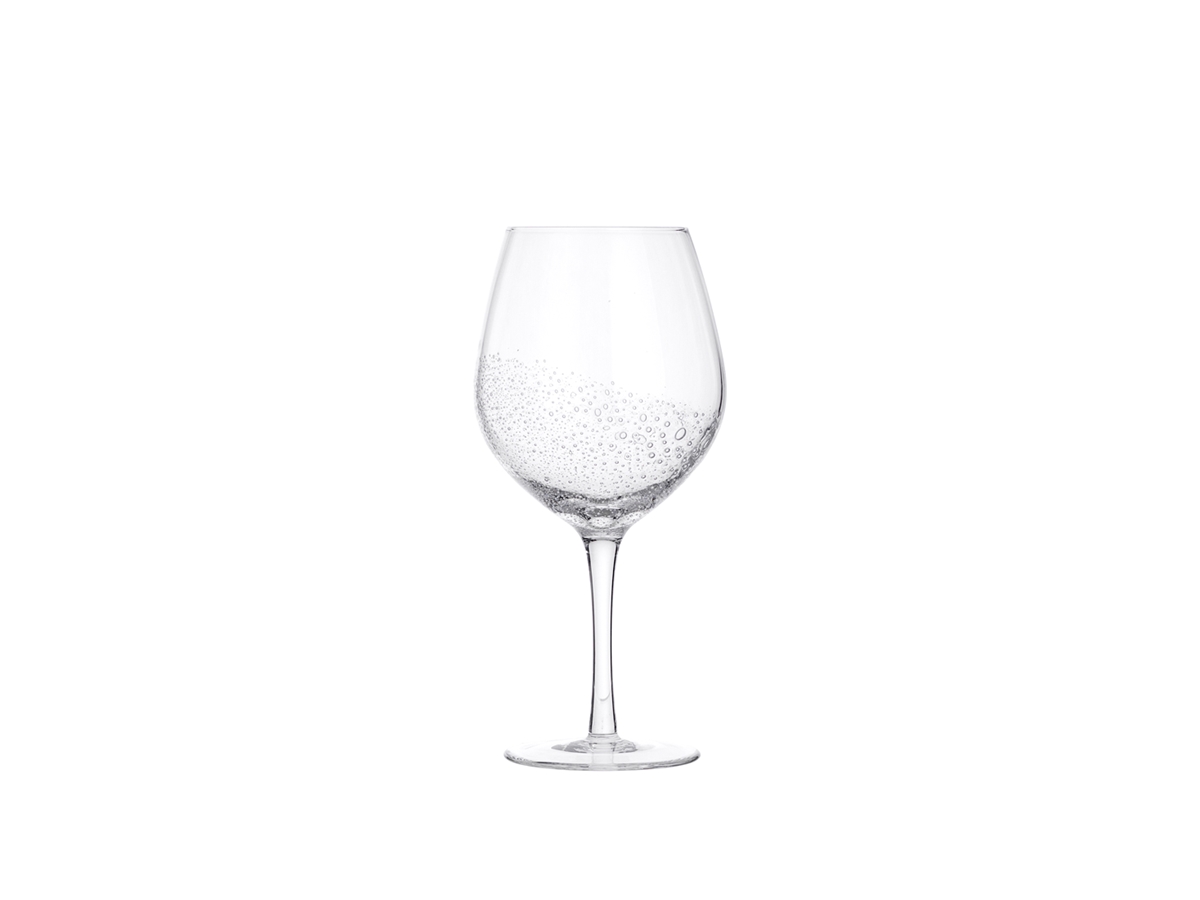 Bubble Red wine glass