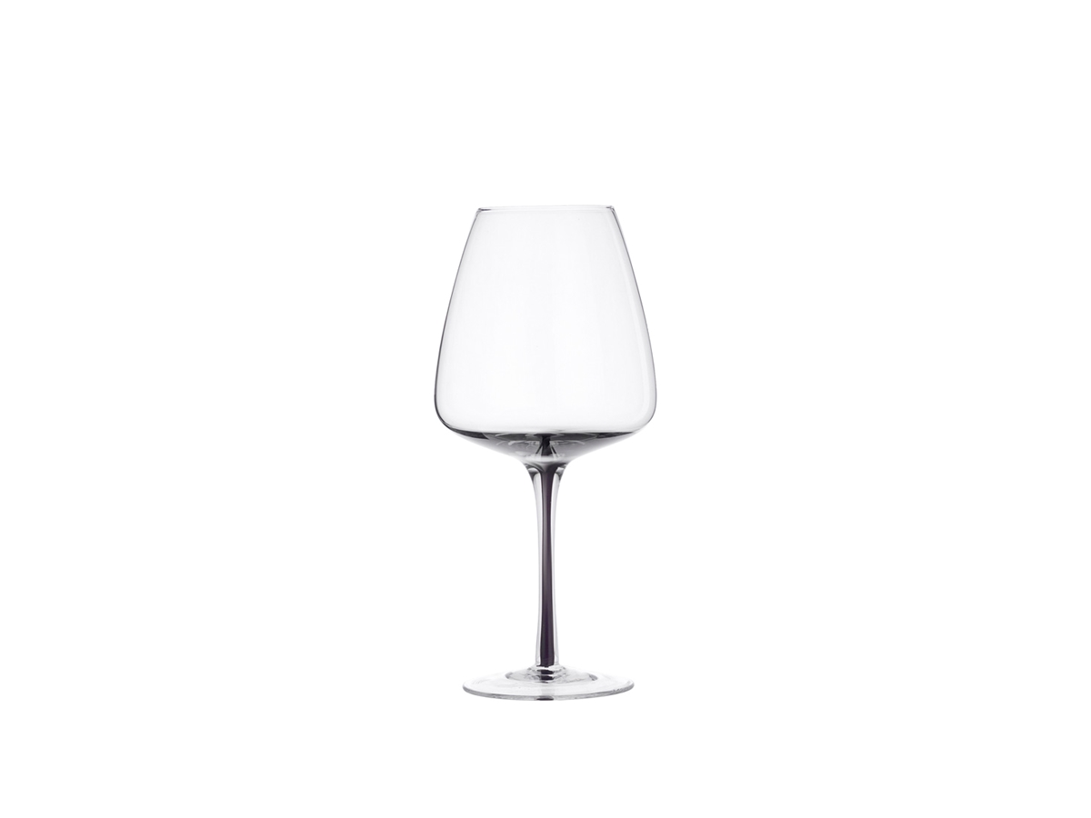 Smoke Red wine glass