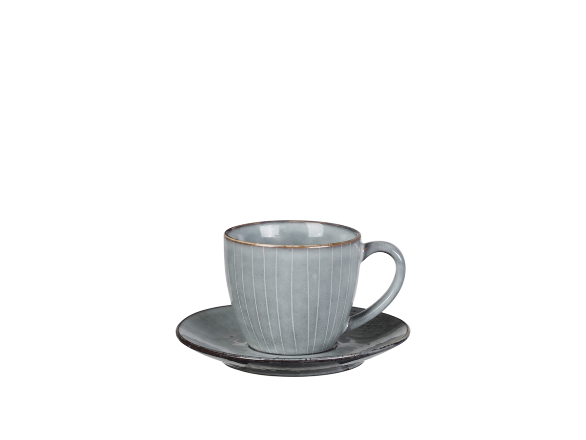 Nordic Sea Tasse mit Untertasse