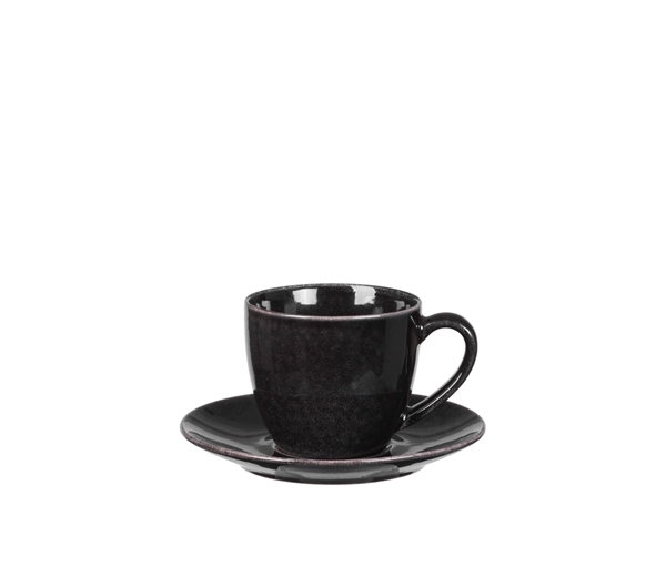 Nordic Coal Tasse avec soucoupe