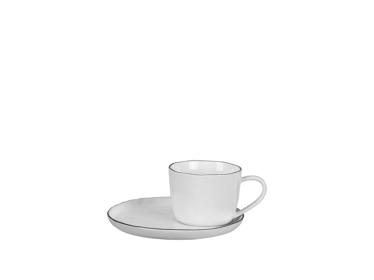 Salt Cup with saucer