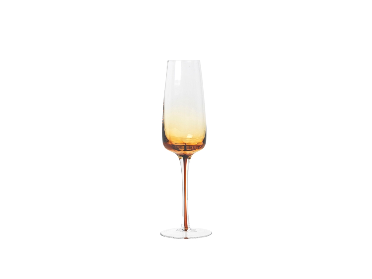 Amber Champagneglas