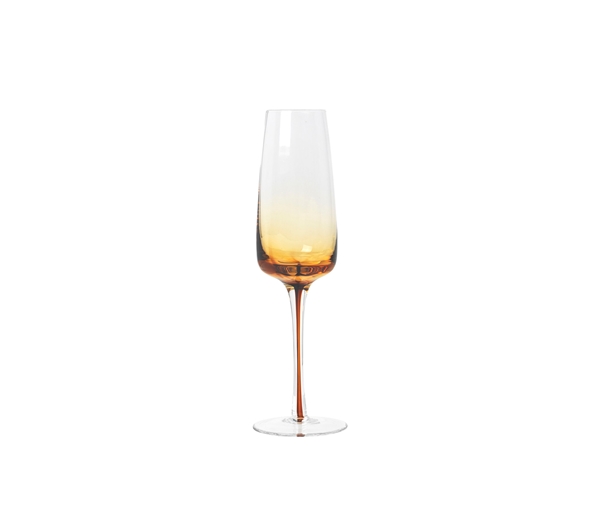 Amber Champagnerglas