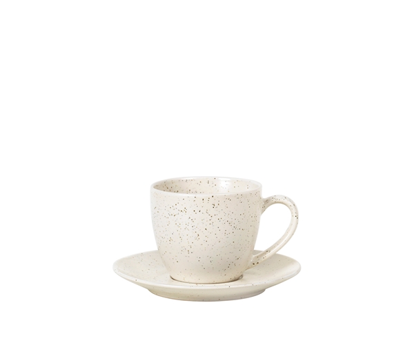 Nordic Vanilla Tasse mit Untertasse