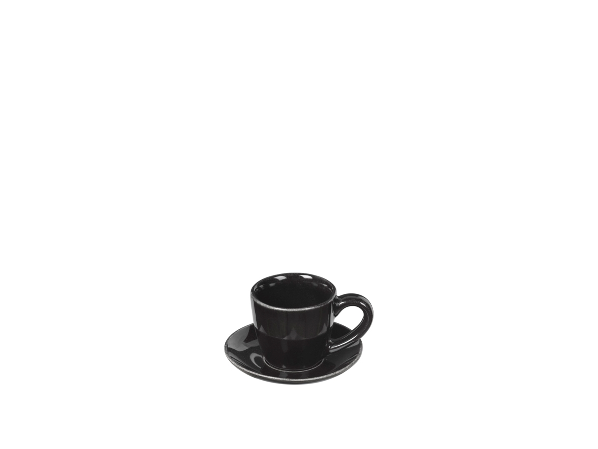 Nordic Coal Espresso cup with saucer