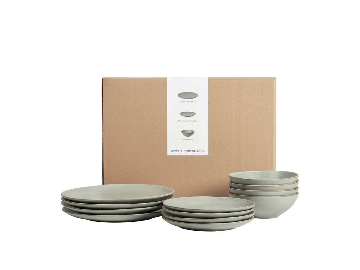 Nordic Marsh Dinner Set for Four