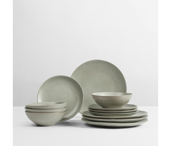 Nordic Marsh Dinner Set for Four